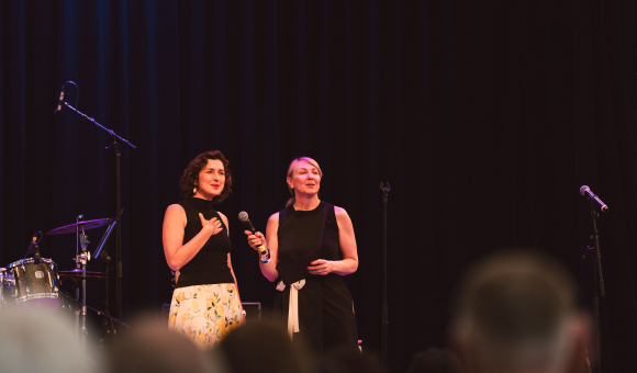 Gosia Binczyk von der Europäischen Kommission und Sasa Savel-Burkart, EUNIC Präsidentin  (c) Jim Kroft